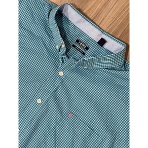 Izod Blue Check Long Sleeve,‎ XXL, #436-Q